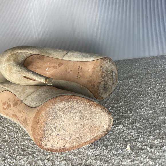 Nude peep toe Booties size 39 - Picture 3 of 3